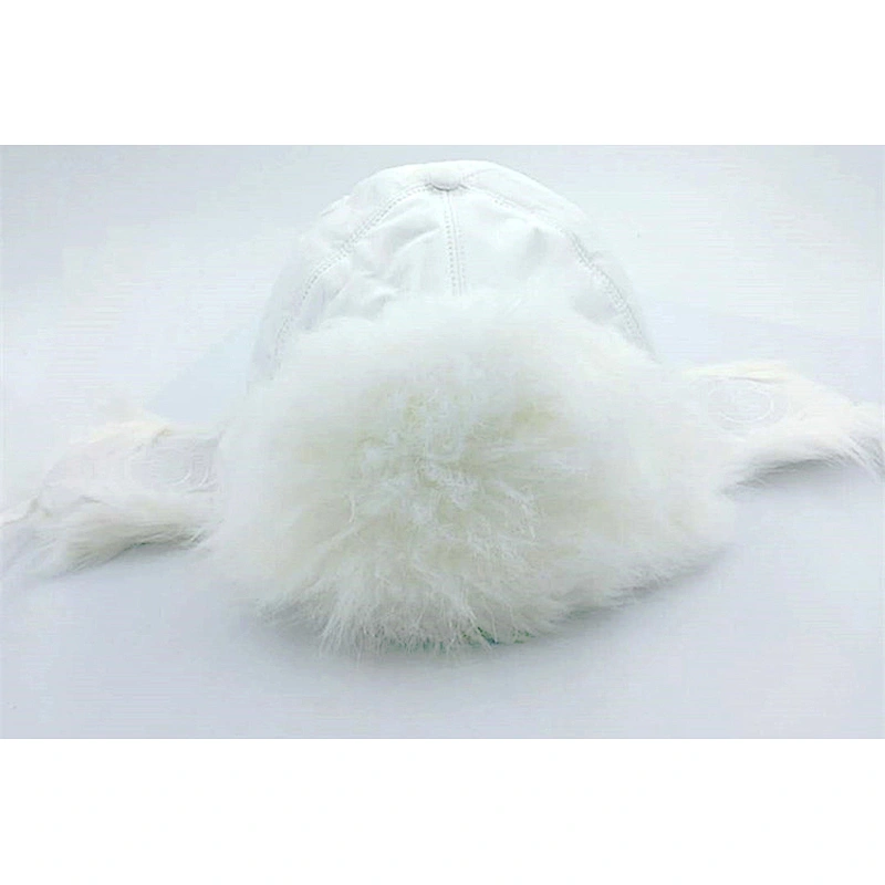 Wholesale Factory Women Russian Winter Hat Caps with Ear Flaps and Fur Balls