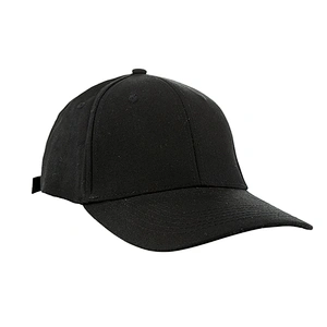 Mens and women black 6 panel cotton plain winter golf baseball hats caps