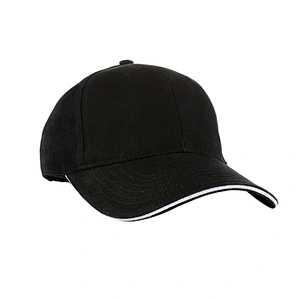 China Wholesale Custom Logo Sandwished Plain Caps Grroasin Stock
