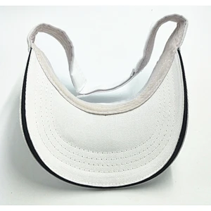 Promotion Seasonal Embroidered monogram adjustable straw beach visor with cheap price