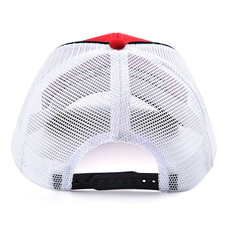Custom Polyester Embroidery Logo Trucker Mesh Baseball Cap Hat