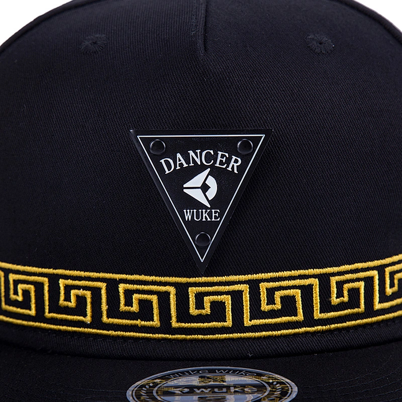 factory wholesale men 100% cotton fabric snapback flat bill fitted hats gorras
