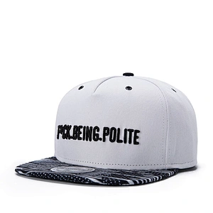 wholesale Customize OEM zebra pattern flat bill men snapback hats and caps