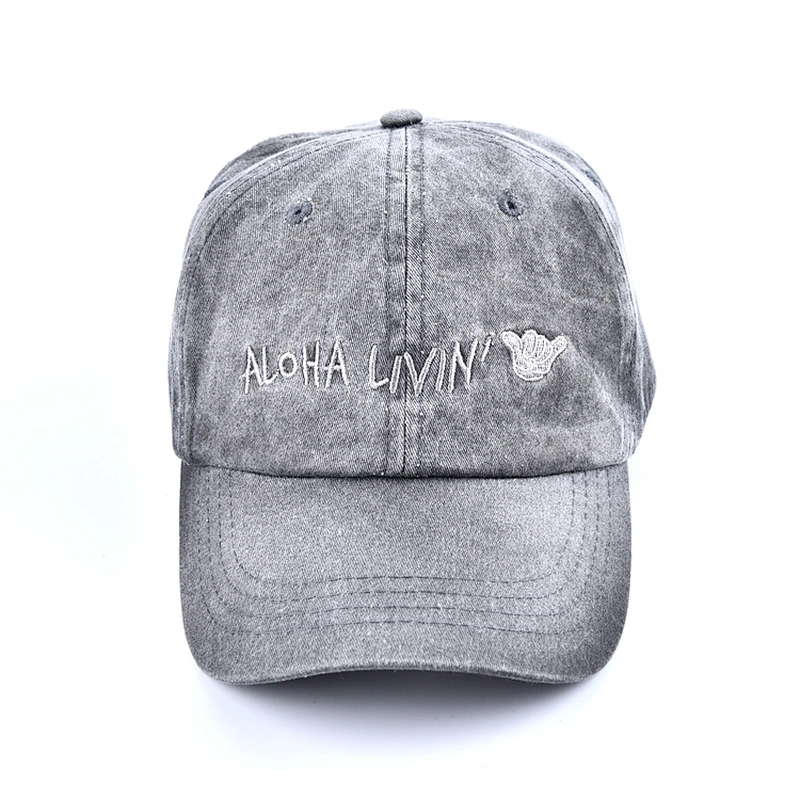 Oem Odm Embroidery Logo Washed Practical 100% Cotton Fashion Baseball Cap