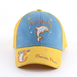 Cartoon embroidery sport hat100% cotton children baseball cap