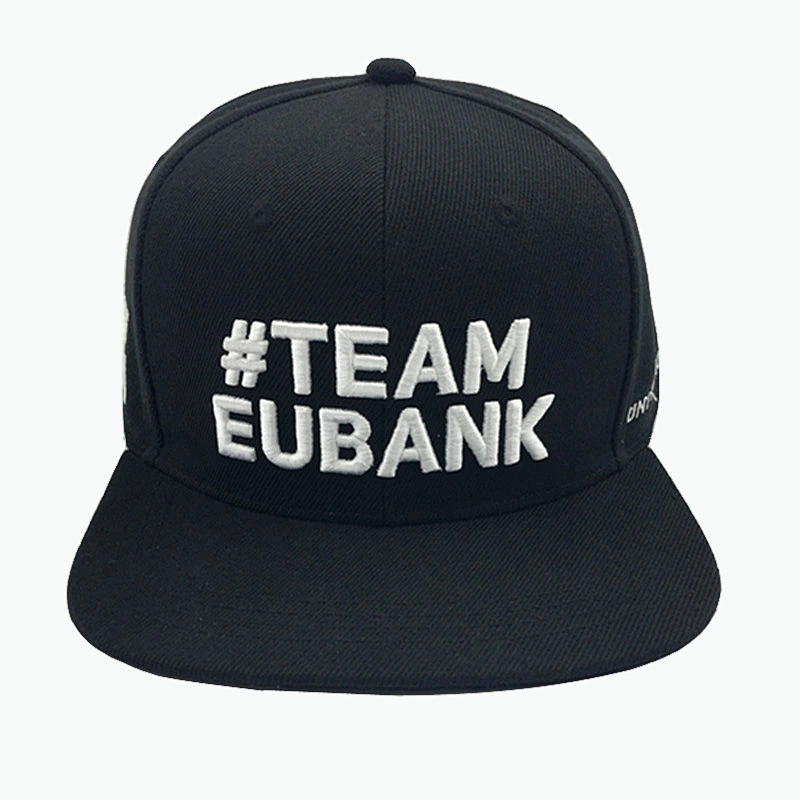 Wholesale Custom 3D Embroidery Logo Acrylic Cotton Snapback Caps Hats