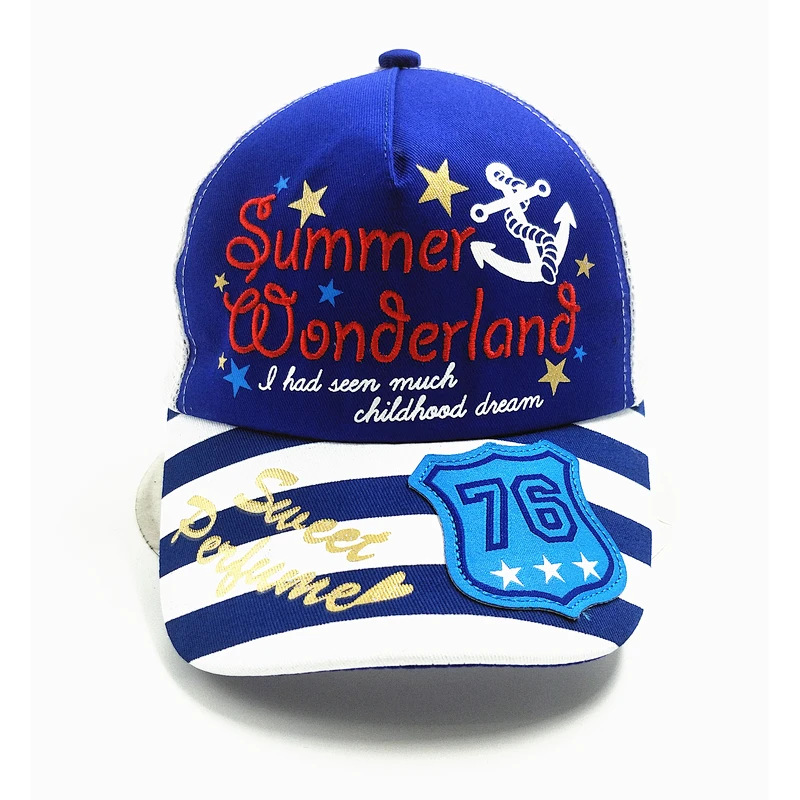 Cute Funny Five Panels Snapback Trucker Hats and baseball caps With Mesh at back customized printing on front for  Children