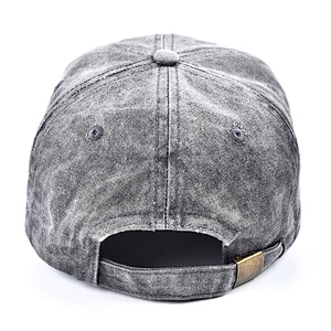 100% cotton washed cap promotional baseball cap with customized logo