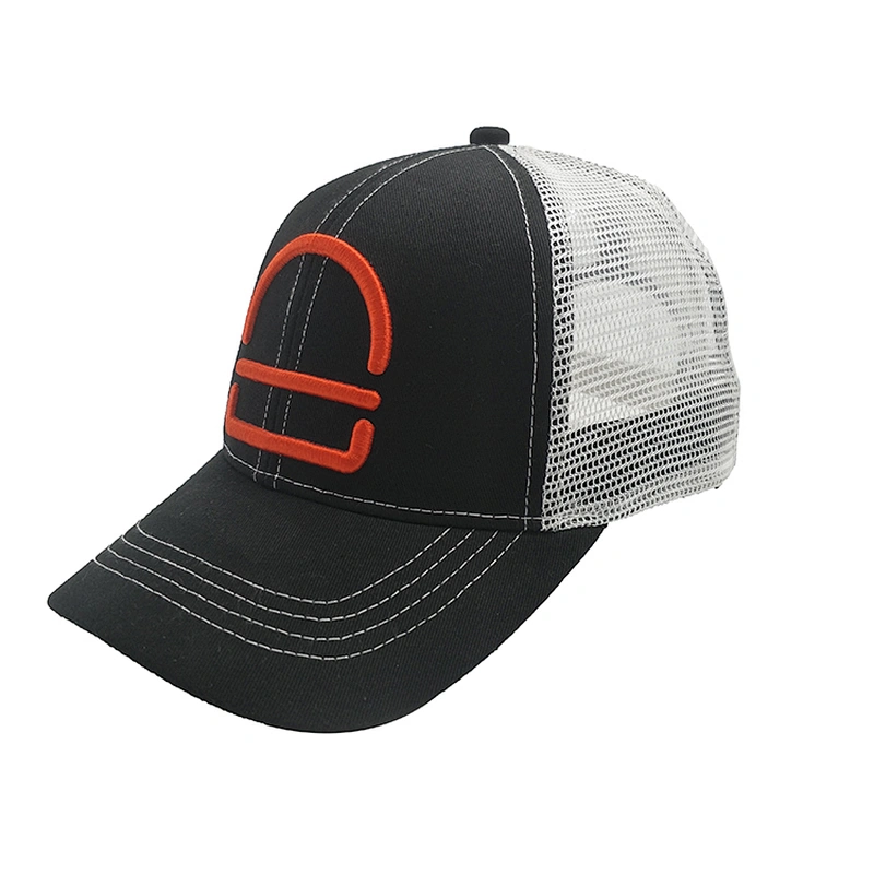 Trucker Mesh Baseball Cap Plain Blank Hat Curved Visor Flex Fit