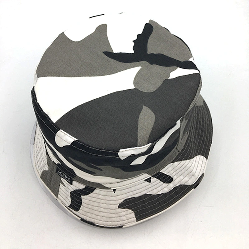 Sun Protection Fisherman hat Camouflage Bucket Cap for Teenager