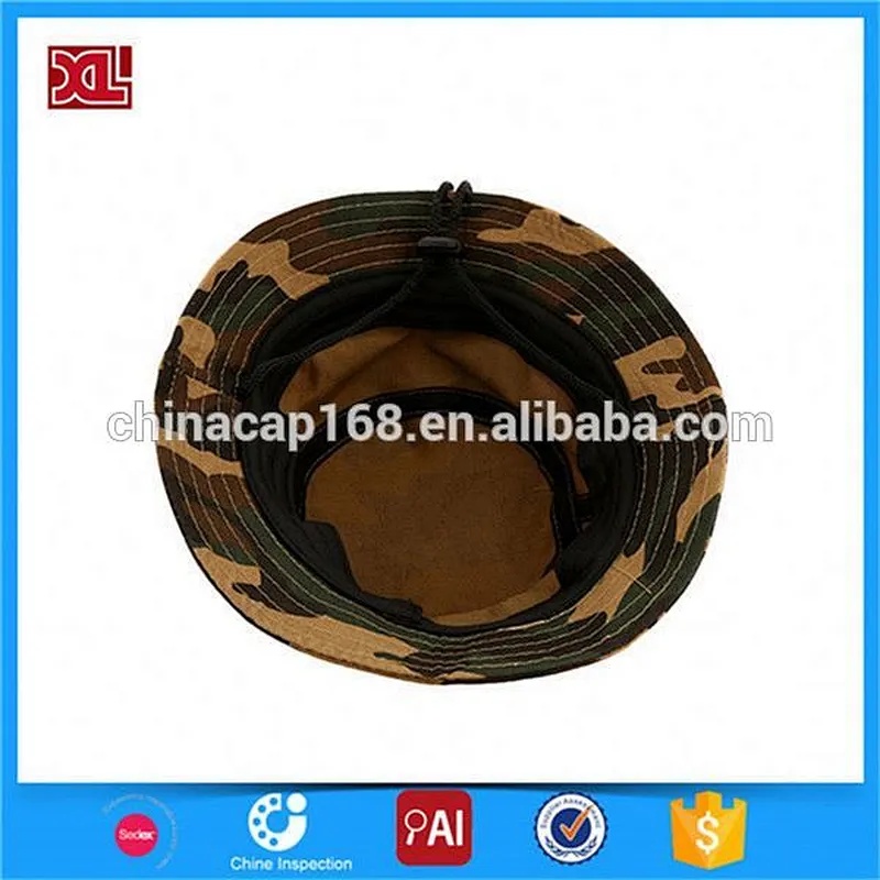 New Arrival Light Weight fisherman hat camouflage bucket cap