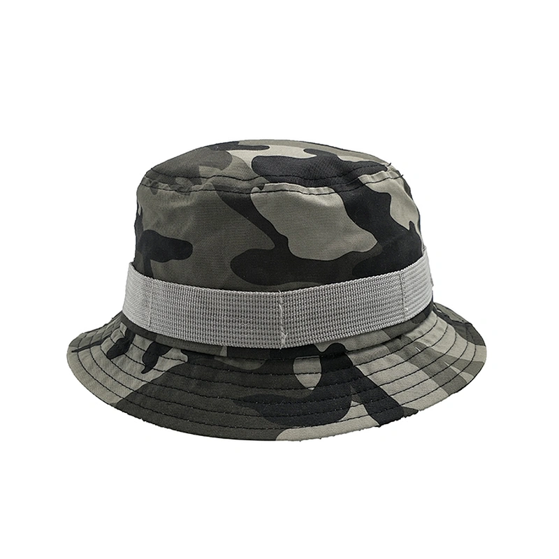 High Quality Bucket Hat Camo Bucket Hat with String for adjustment