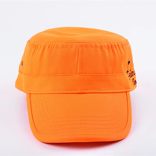 China Supplier Flat Top Men Military uniform Hat Cap