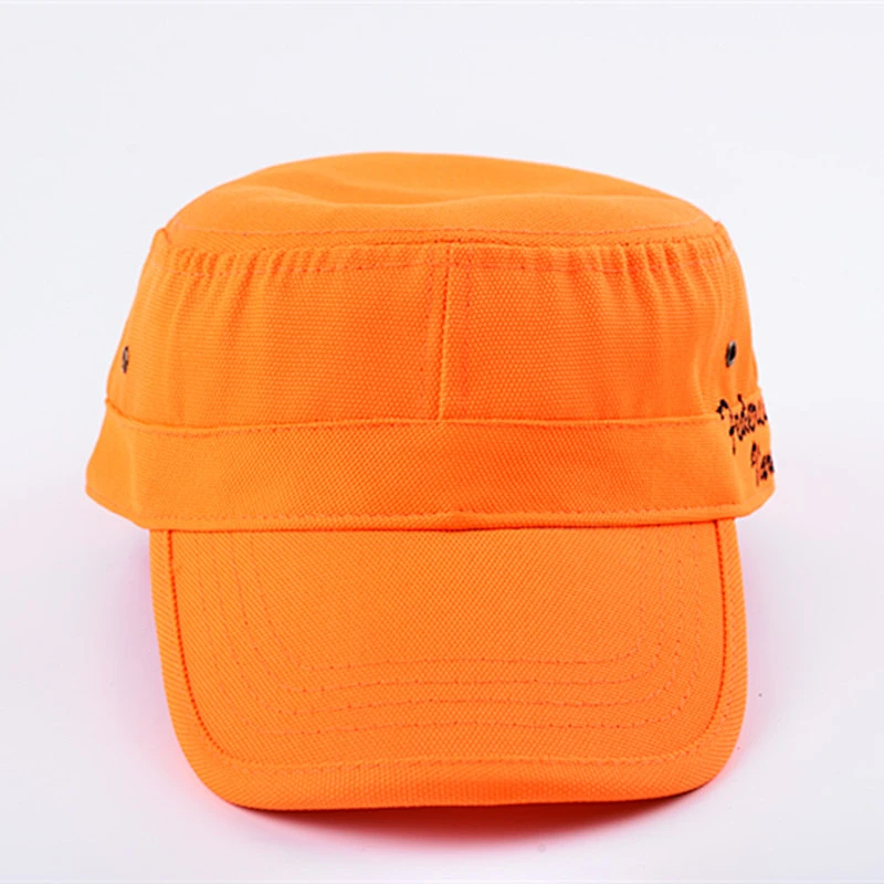 China Supplier Flat Top Men Military uniform Hat Cap