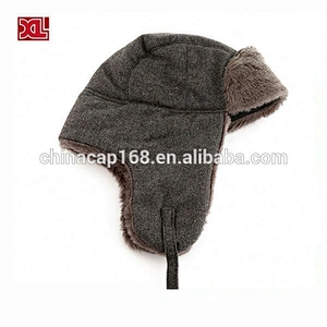 New arrival simple design custom winter hats beanie ushanka hat