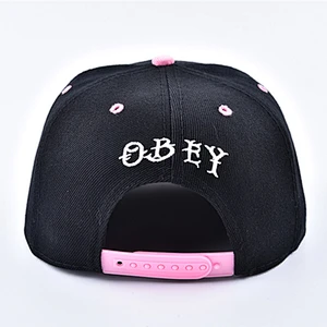 2019 Custom Unisex Flat Round Brim Floral Pattern Snapback Cap Hat