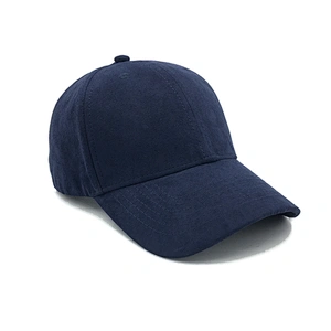 Cotton Suede Fabric Baseball Caps Hat  Plain Solid Visor in Stock