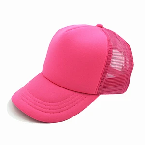 Custom 5 Panel Baseball Cap Trucker Foam and Mesh Fitted Hat