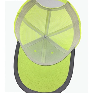 Bordure 6 panel racing baseball cap Wholesale mesh and cotton Trucker Hats