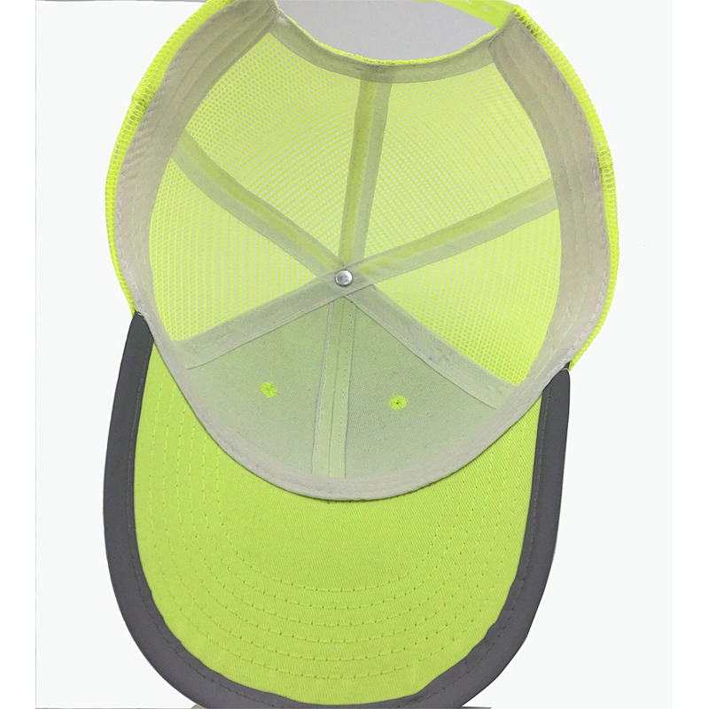 Bordure 6 panel racing baseball cap Wholesale mesh and cotton Trucker Hats
