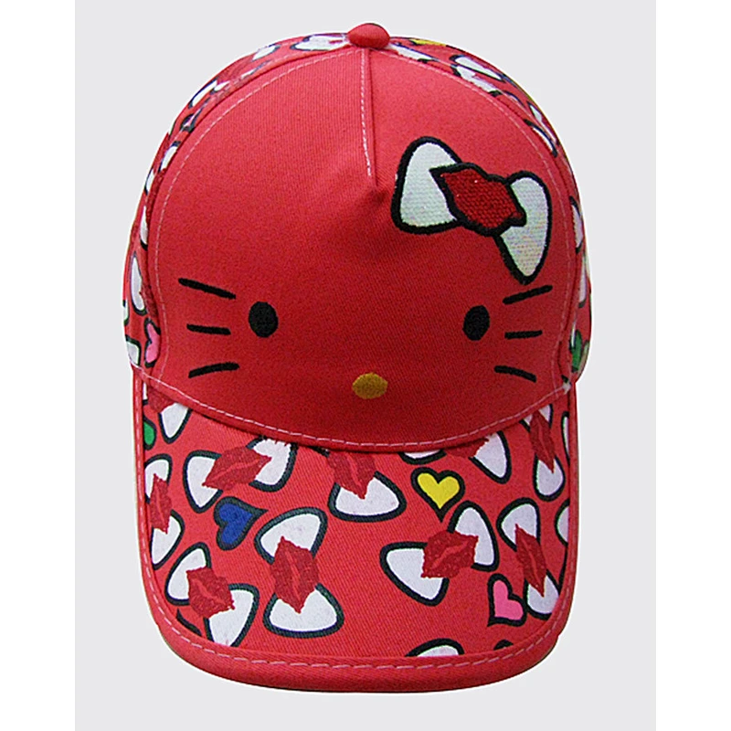 Personalized Ingenuity Hello Kitty Cartoon Children Girls Baseball Caps
