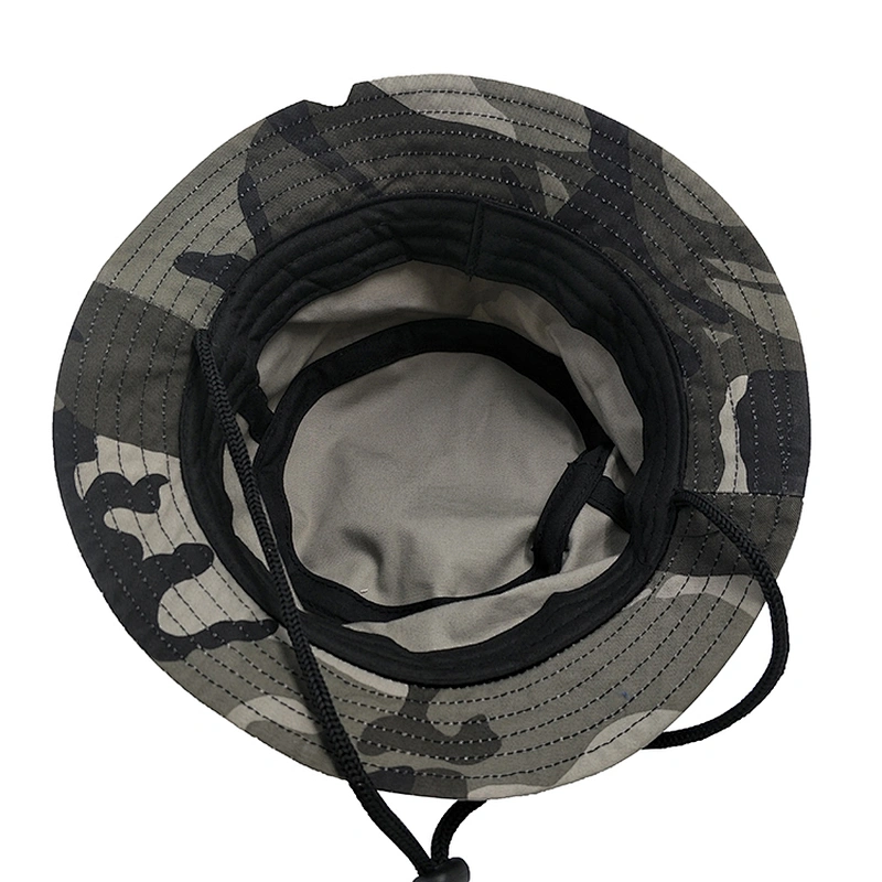 High Quality Bucket Hat Camo Bucket Hat with String for adjustment