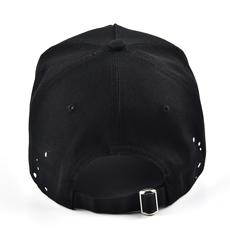 2019 Newest Fashion Embroidery Black Baseball Cap Hat