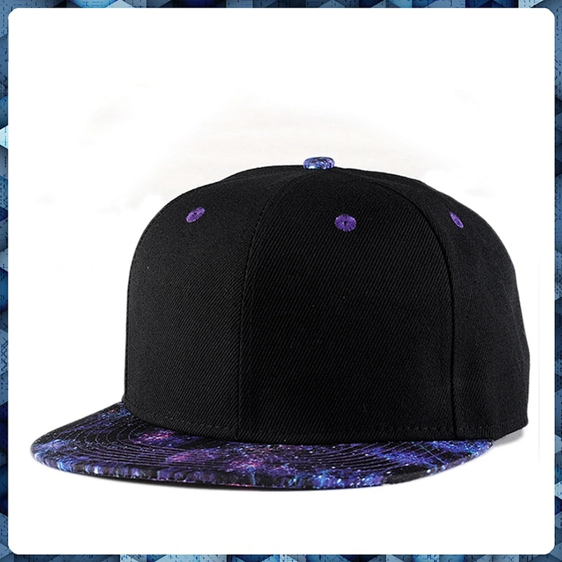 Fashion Flower Starry Sky hats and caps men Flat Brim Snapback Caps