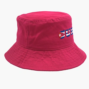 Sun Protection Women Fisherman Hat Custom Embroidery Bucket Cap