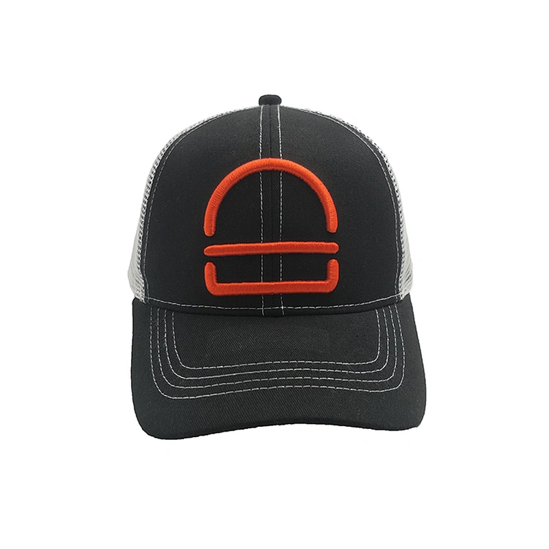 Trucker Mesh Baseball Cap Plain Blank Hat Curved Visor Flex Fit
