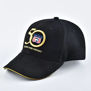 customized made cotton twill 6 panel structured sports baseball cap and hat with embroidery logo