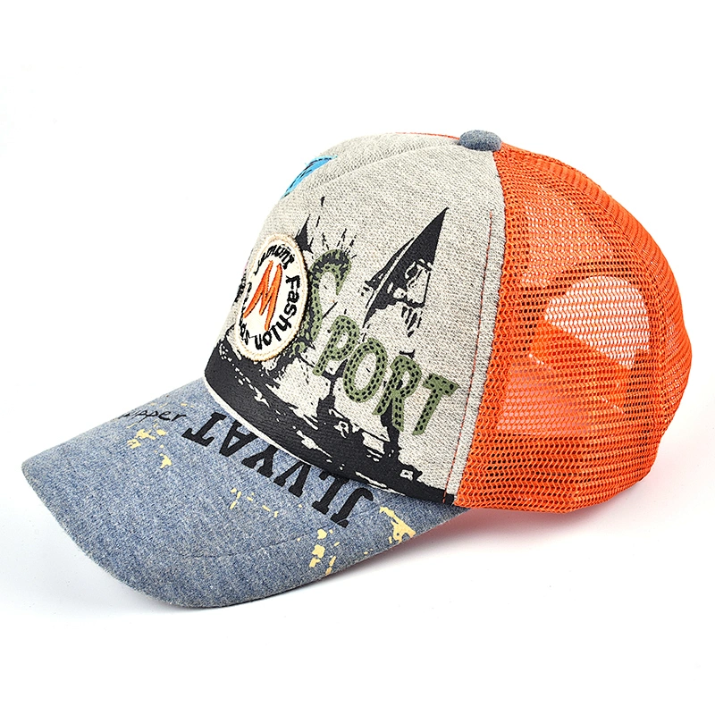 fashion wholesale embroidery logo mesh  hat,custom  cap