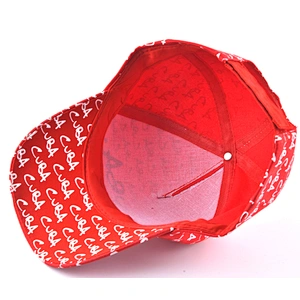 2020 custom logo sports caps printed caps 100% cotton baseball hats