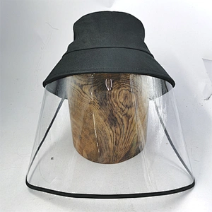 Wholesale anti virus fishing face hats bucket cap with TPU brim