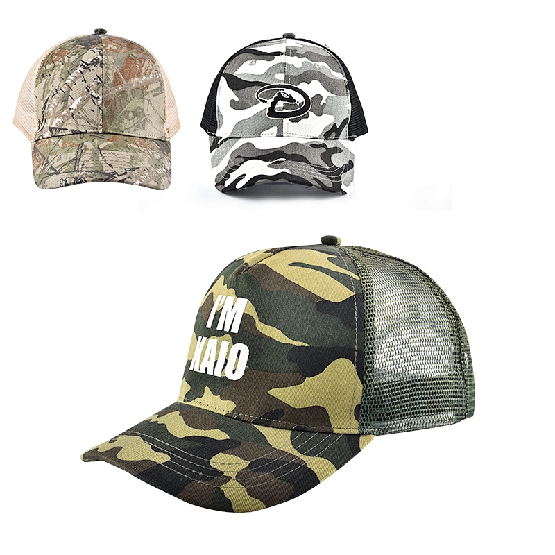 military  mesh hat wholesale factory price custom logo baseball golf cap