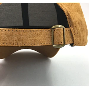 Wholesale 6 Panel Hats Suede Fabric Unisex Baseball Caps Gorras