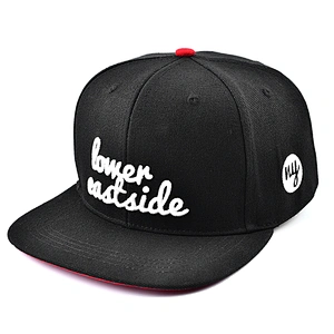 wholesale logo snapback cap embroidery 6 panel custom cotton flat brim hat snapback