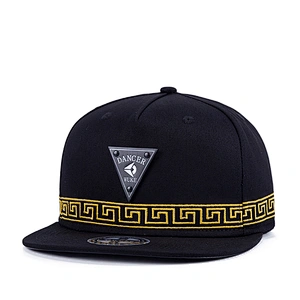 factory wholesale men 100% cotton fabric snapback flat bill fitted hats gorras