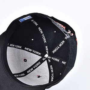 Good Quality Unisex Cotton Flat Round Bill Snapback Caps Gorras