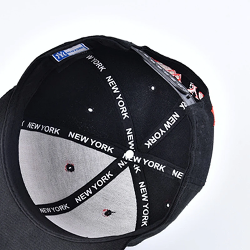 Good Quality Unisex Cotton Flat Round Bill Snapback Caps Gorras