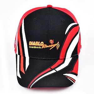 Professional custom made cotton twill 6 panel structured sports baseball cap and hat with embroidered patch