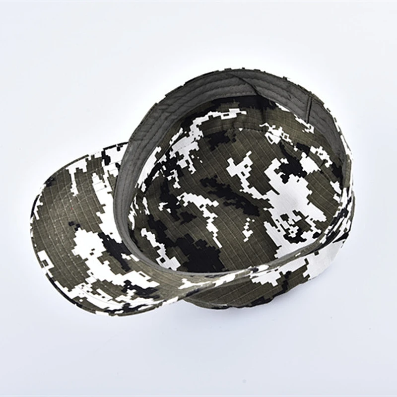 Factory Men Combat Caps Flat Top Military Uniforms Pilot Hat Cap