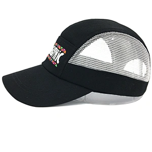 Magic Tape Baseball Cap Printing Trucker Mesh Cap Hat with Pocket