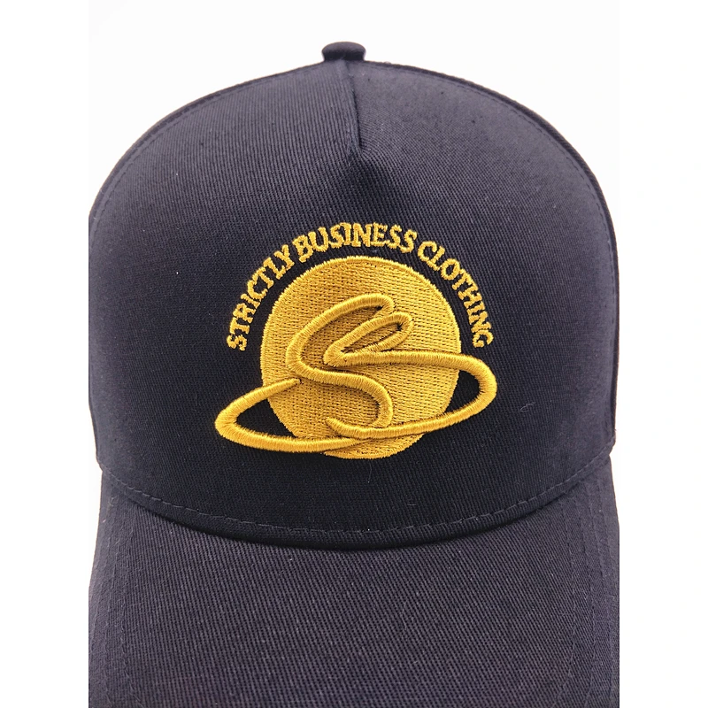 High quality baseball cap with Embroidered logo 5 panel baseball cap