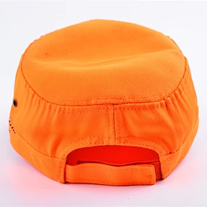 China Supplier Flat Top Men Military uniform Hat Cap