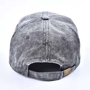 Oem Odm Embroidery Logo Washed Practical 100% Cotton Fashion Baseball Cap