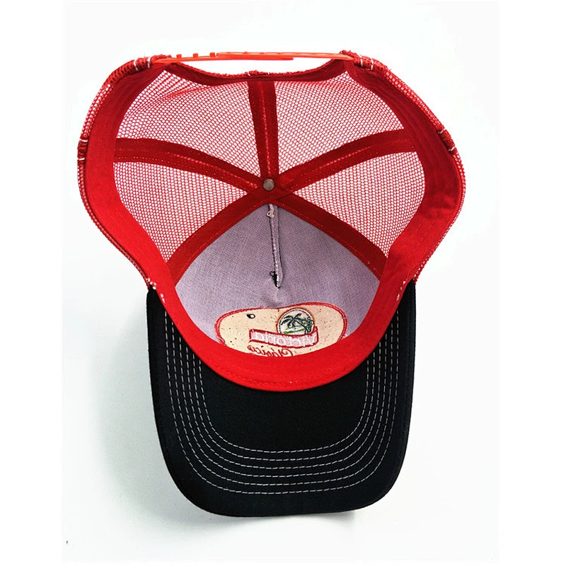 Wholesale good saling high quality trucker mesh baseball cap and hat with custom embroidered logo in cheap price factory direct