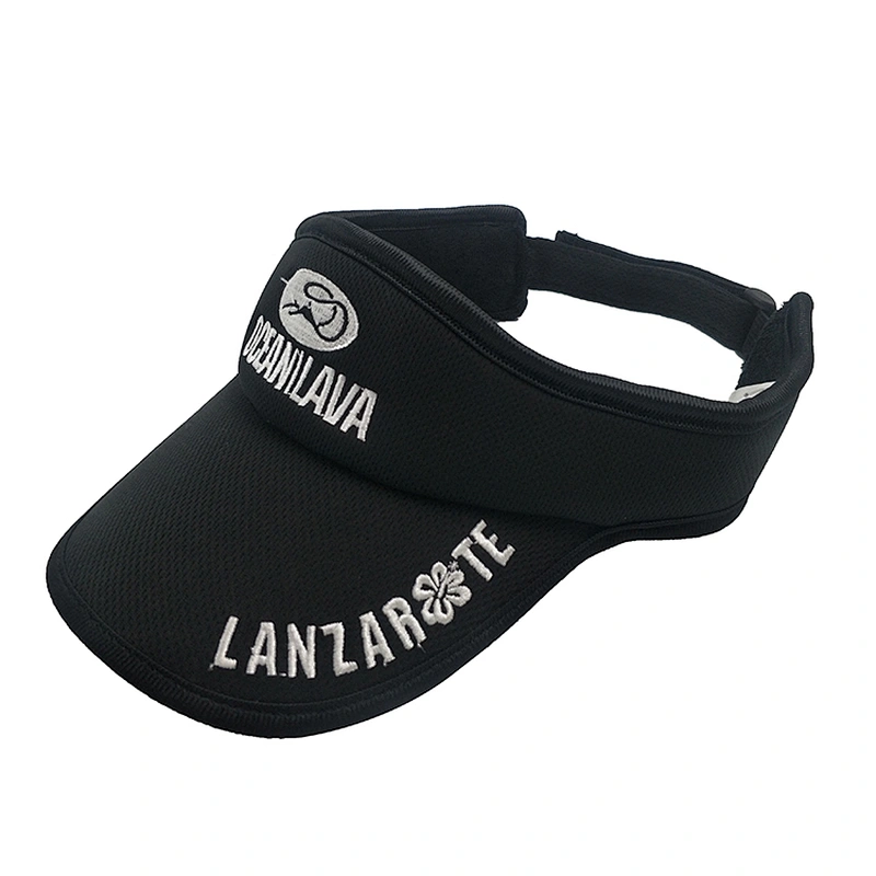 Absorbent sweat running sport  sun protection visor caps and  hats