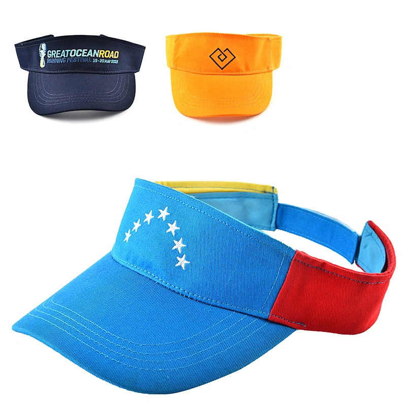 sun visor cap wholesale hat factory price with embroidery logo