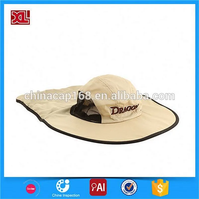 Wholesale polyester fisherman hat with stringt bucket cap